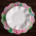 VIDA Coral Reef  Reversible  Round Placemats Set of 4 (Multi) - Image 5