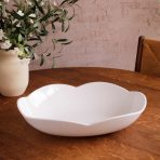 VIDA Amelia Extra Large Oval Bowl White - Image 4