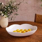 VIDA Amelia Extra Large Oval Bowl White - Image 5