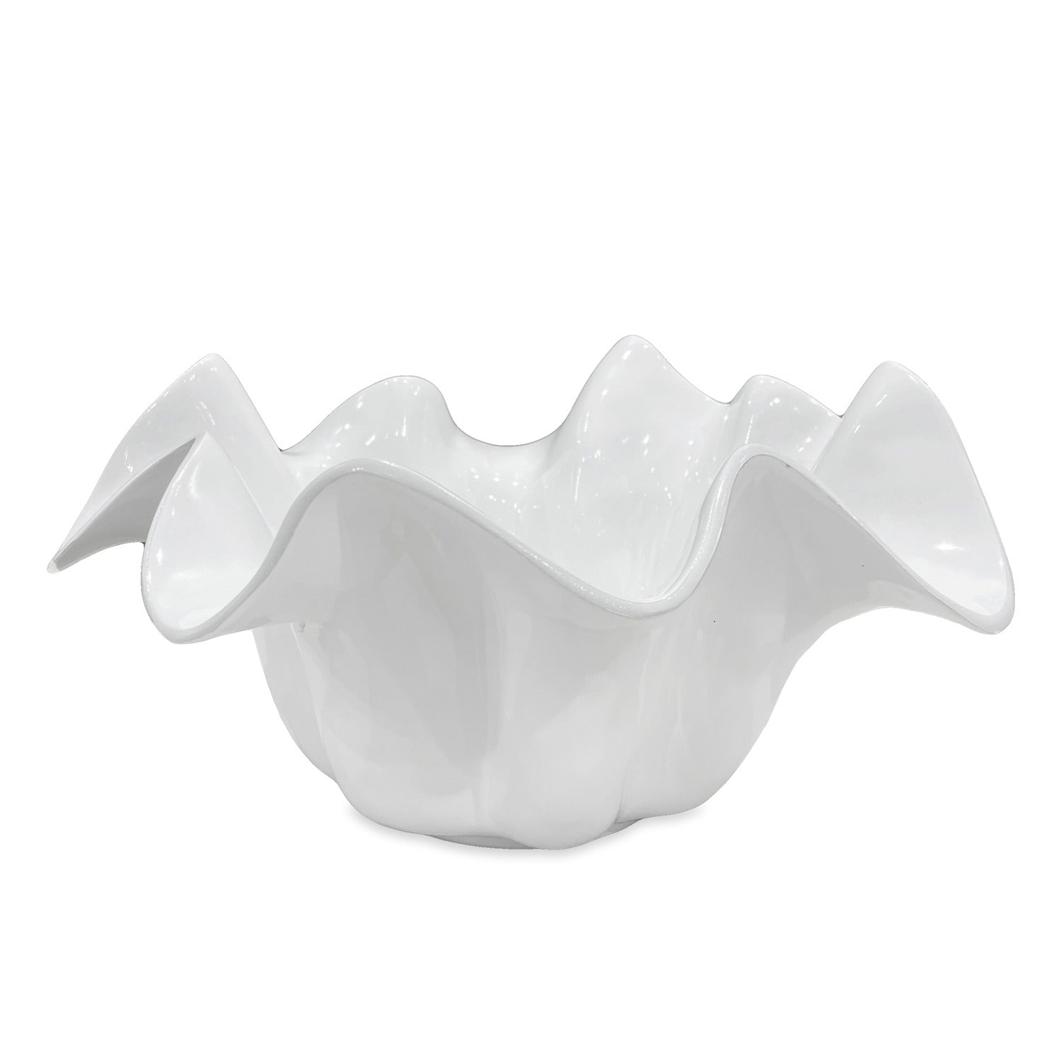 3174 VIDA Havana Medium Medusa Bowl White - Image 1