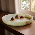 RESIN Giada Round Tray Jade Swirl - Image 4