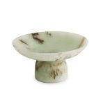 RESIN Giada Medium Pedestal Jade Swirl - Image 2