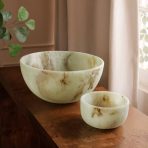 RESIN Giada Large Bowl Jade Swirl - Image 4
