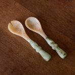 RESIN Giada Salad Servers Jade Swirl