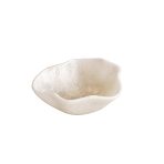 RESIN Alabaster Mini Bowl White Swirl - Image 2