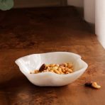 RESIN Alabaster Mini Bowl White Swirl - Image 3
