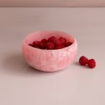 RESIN Sorbet Mini Round Bowl Raspberry - Image 3
