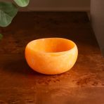 RESIN Sorbet Mini Round Bowl Tangerine