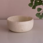 RESIN Sorbet Large Round Bowl Coconut