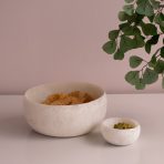 RESIN Sorbet Large Round Bowl Coconut - Image 3