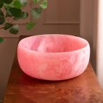 RESIN Sorbet Large Round Bowl Raspberry