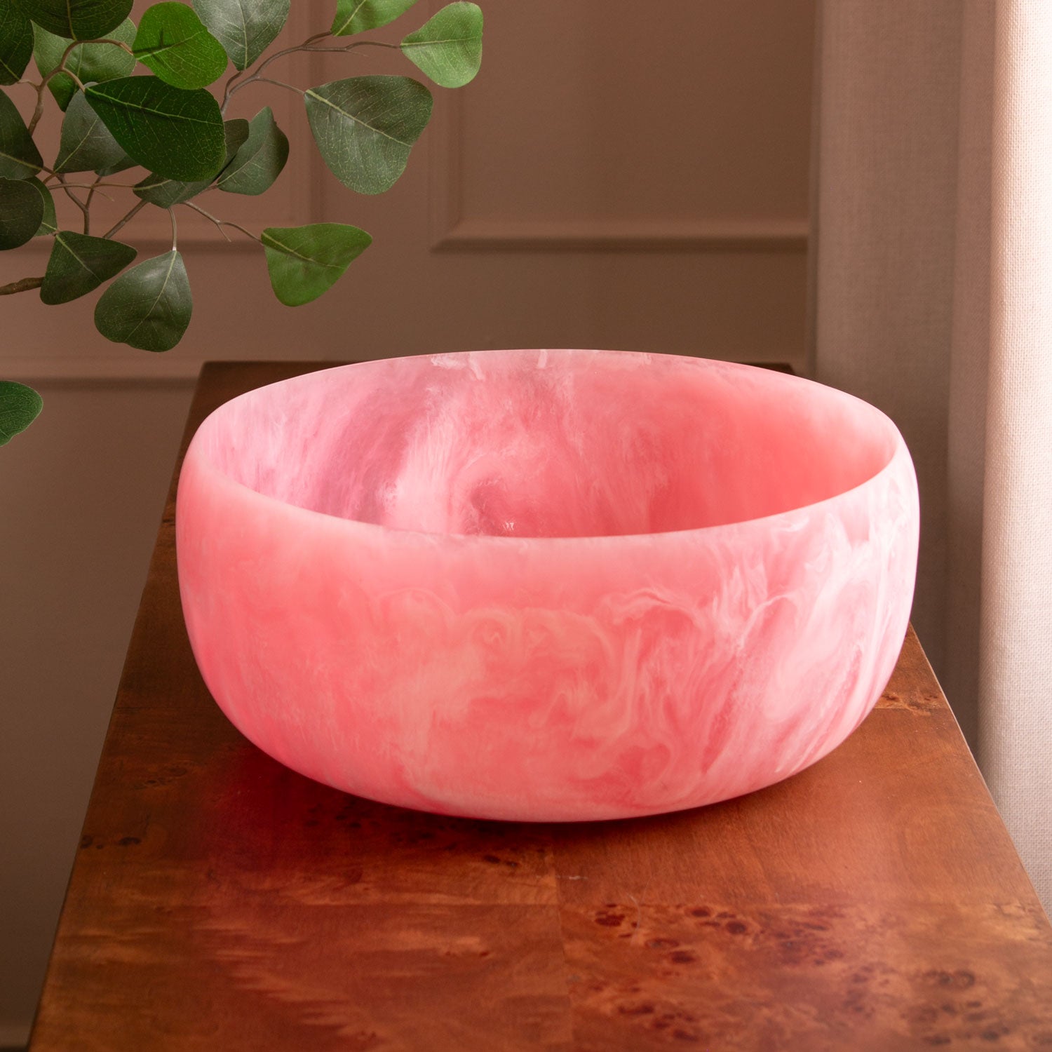 3211 RESIN Sorbet Large Round Bowl Raspberry - Image 1