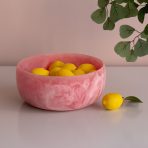 RESIN Sorbet Large Round Bowl Raspberry - Image 4