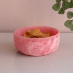 RESIN Sorbet Large Round Bowl Raspberry - Image 5