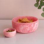 RESIN Sorbet Large Round Bowl Raspberry - Image 6