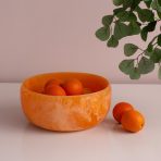 RESIN Sorbet Large Round Bowl Tangerine - Image 5