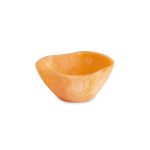 RESIN Sorbet Mini Wavy Round Bowl Tangerine