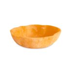 RESIN Sorbet Large Wavy Round Bowl Tangerine