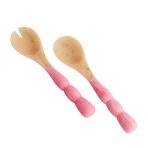 RESIN Sorbet Salad Servers Raspberry - Image 2