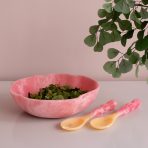 RESIN Sorbet Salad Servers Raspberry - Image 3