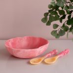 RESIN Sorbet Salad Servers Raspberry - Image 4