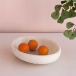 RESIN Sorbet Large Oval Bowl Coconut - Image 4