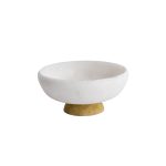 RESIN Sorbet Medium Round Bowl with Base Coconut and Matcha