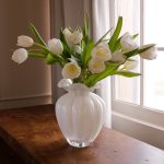 GLASS Vento Large Vase Cream