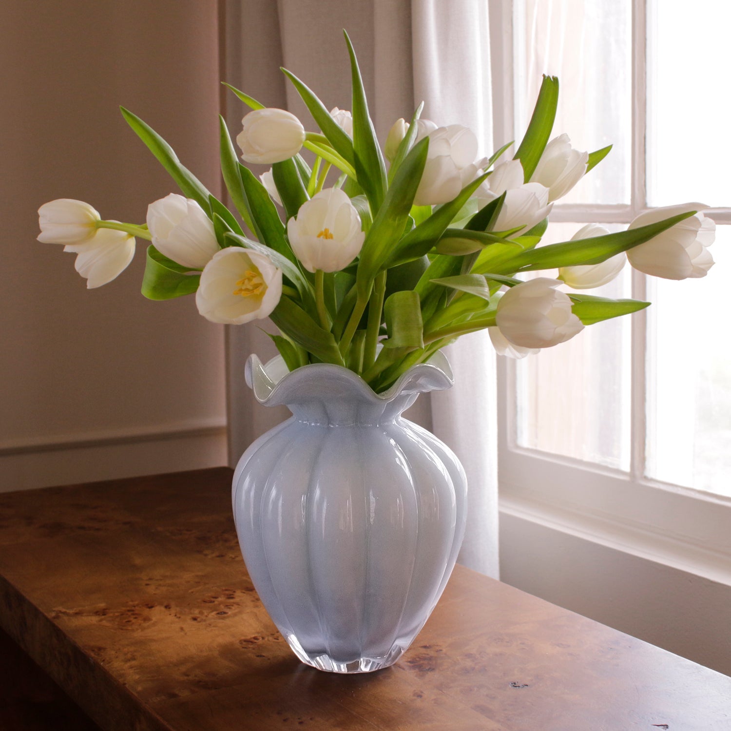 3245_39e5cb82-99d0-4488-8d7f-bf24f883e8db GLASS Vento Large Vase Periwinkle - Image 1
