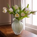 GLASS Vento Large Vase Pistachio