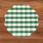 VIDA Cabana Reversible Round Placemats Set of 4 Pink & Green - Image 4