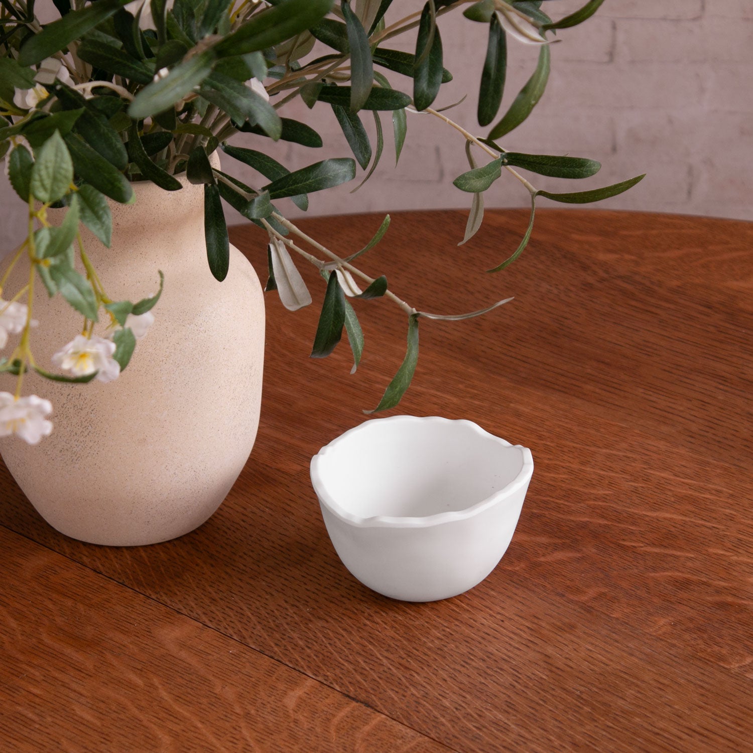 3267 VIDA Nube Osaka Small Bowl White - Image 1