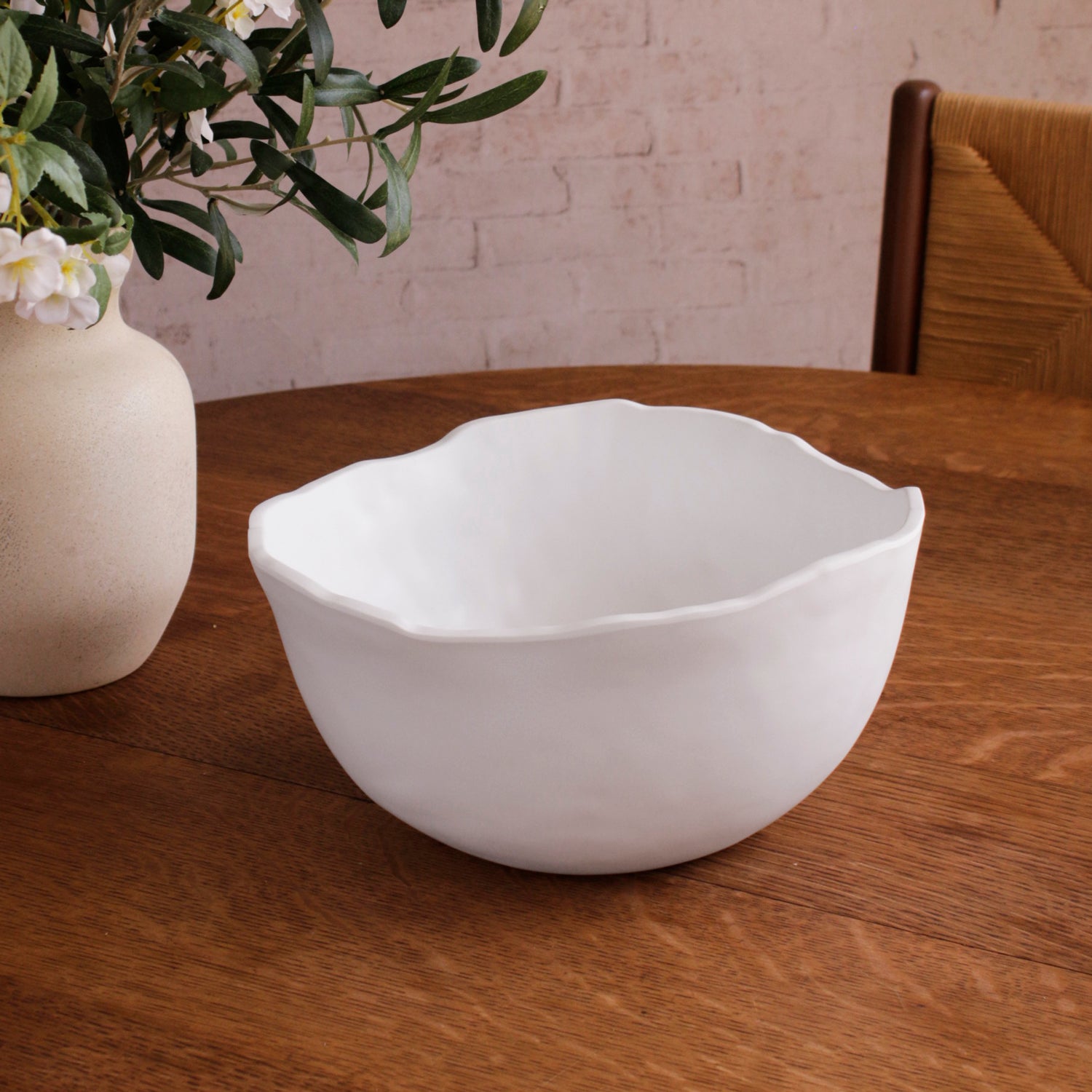 3268 VIDA Nube Osaka Medium Bowl White - Image 1