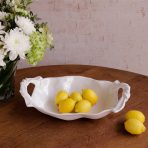 VIDA Sasha Medium Bowl with Handles White - Image 3