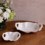 VIDA Sasha Medium Bowl with Handles White - Image 5