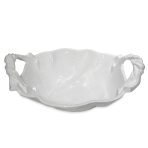 VIDA Sasha Round Large Bowl with Handles White - Image 2