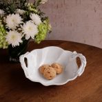 VIDA Sasha Round Large Bowl with Handles White - Image 4
