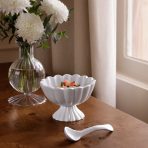 VIDA Vienna Mini Pedestal with Spoon White - Image 3