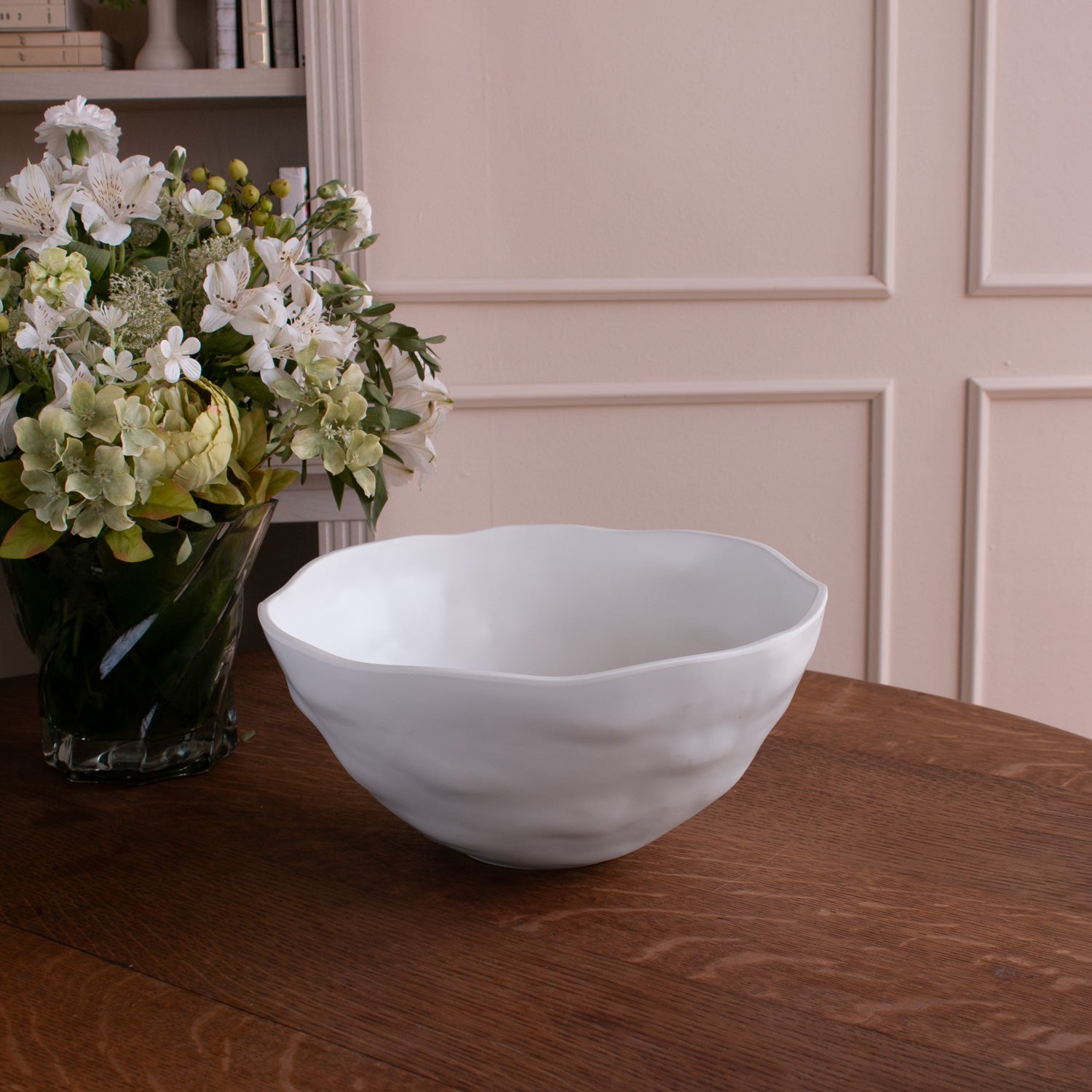 3278 VIDA Nube Large Deep Round Bowl White - Image 1