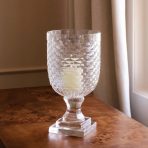 FINAL SALE - GLASS Eclat Small Hurricane Clear - Image 3