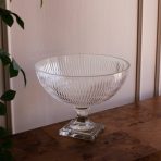 FINAL SALE - GLASS Eclat Centerpiece Clear - Image 4