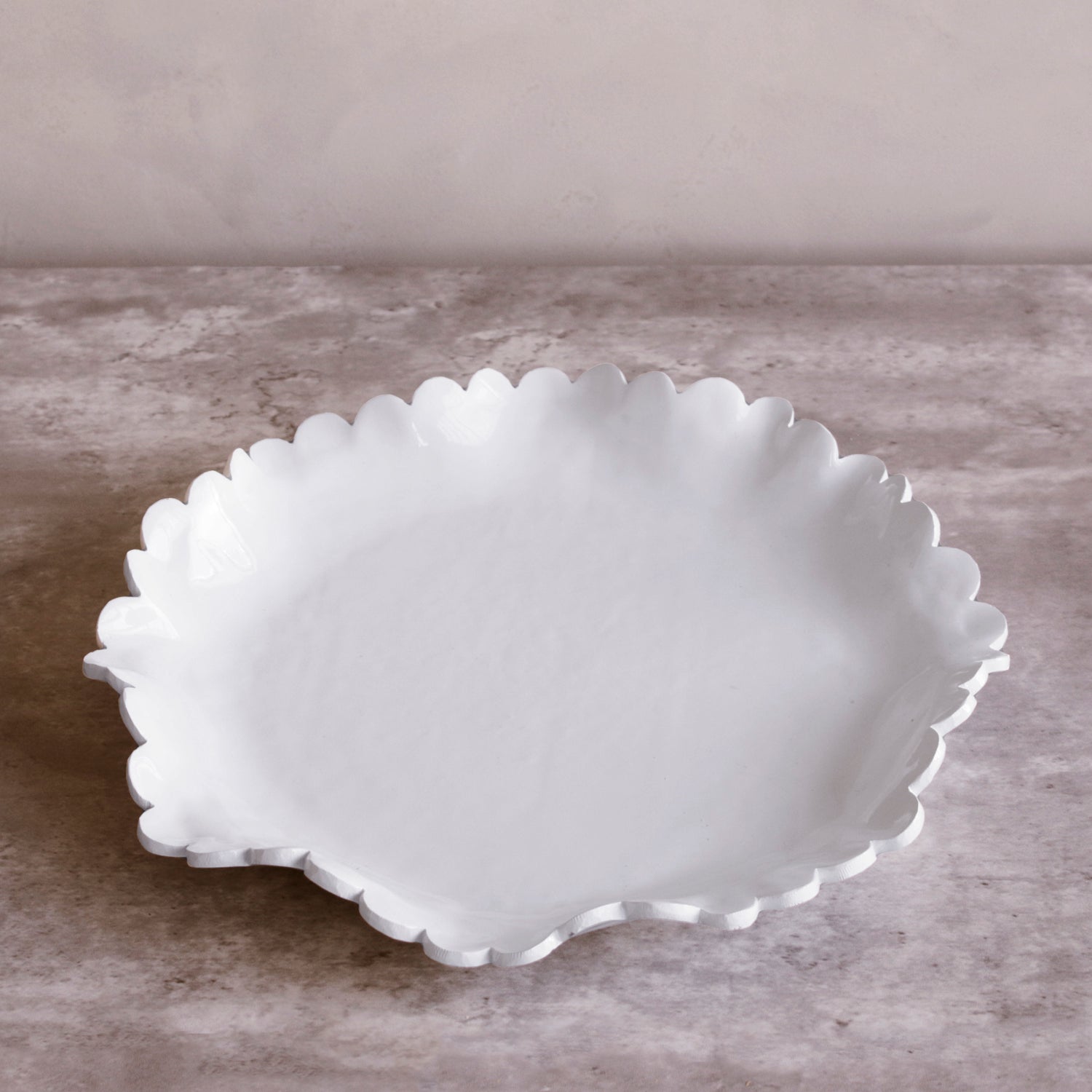 3318_1_6c0e11f5-4cc2-4ba3-9078-c704561e04a7 VIDA Colette Large Round Platter (White) - Image 1