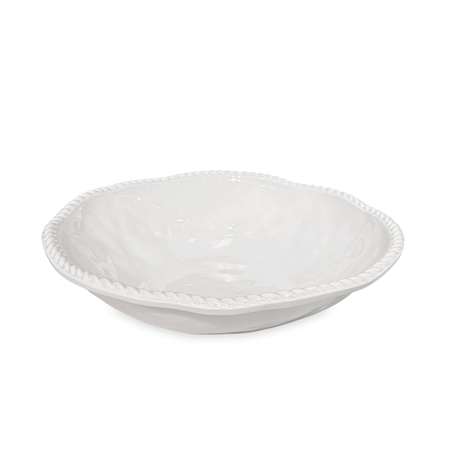 3333_2_f04cc9db-1d47-4241-9db1-705efd67e66d VIDA Ocean Nautical Rope Large Bowl (White) - Image 1