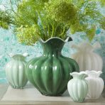 GLASS Vento Medium Vase (Pistachio) - Image 3