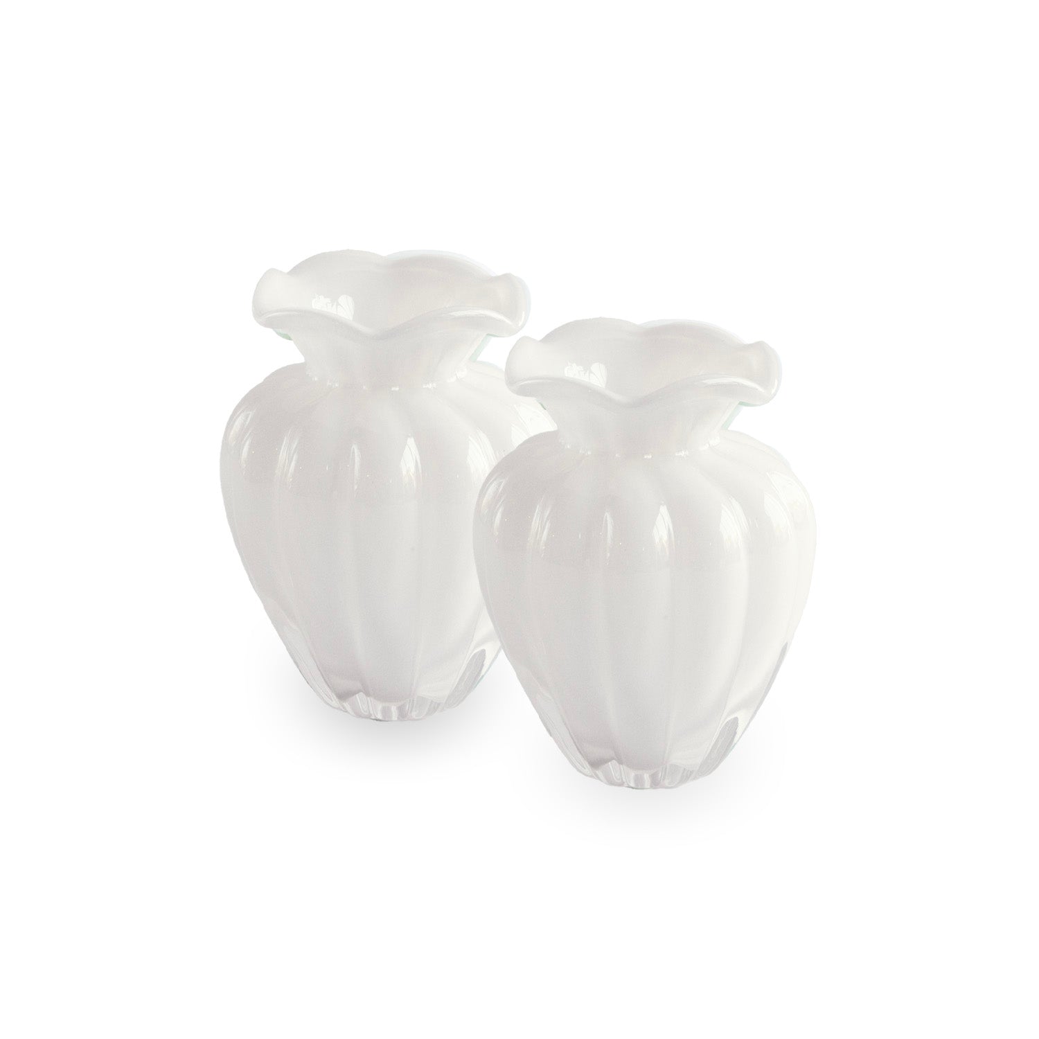 3343_2_0222d67a-dad4-41f6-9762-adcc3783fcc3 GLASS Vento Small Vase Set of 2 (Cream) - Image 1