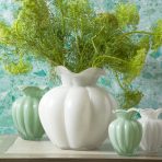 GLASS Vento Small Vase Set of 2 (Cream) - Image 2