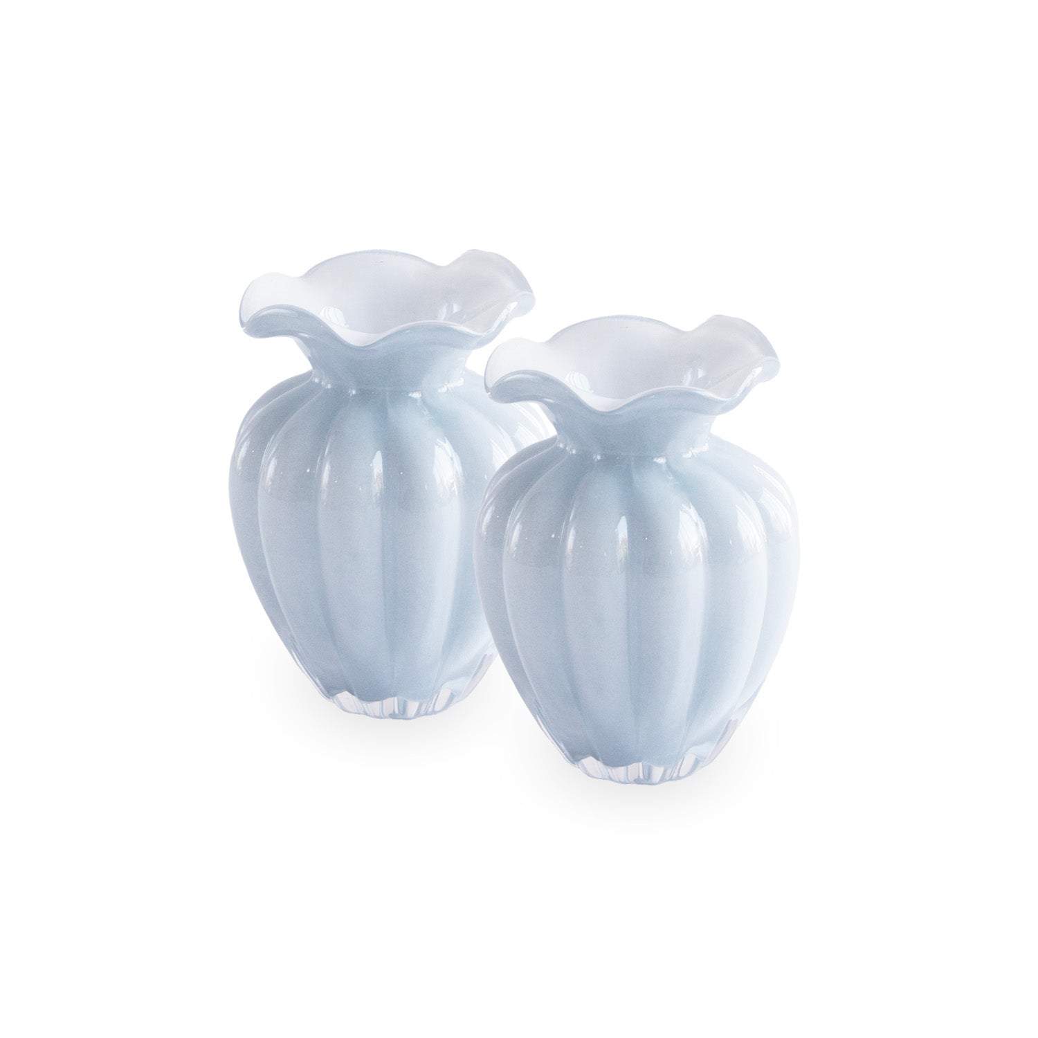 3345_2_e3e6bc7c-c93d-4779-8cbf-6433a9b5ff52 GLASS Vento Small Vase Set of 2 (Periwinkle) - Image 1