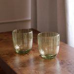 VIDA Acrylic Double Old Fashioned Set of 4 (Green) 14 fl oz