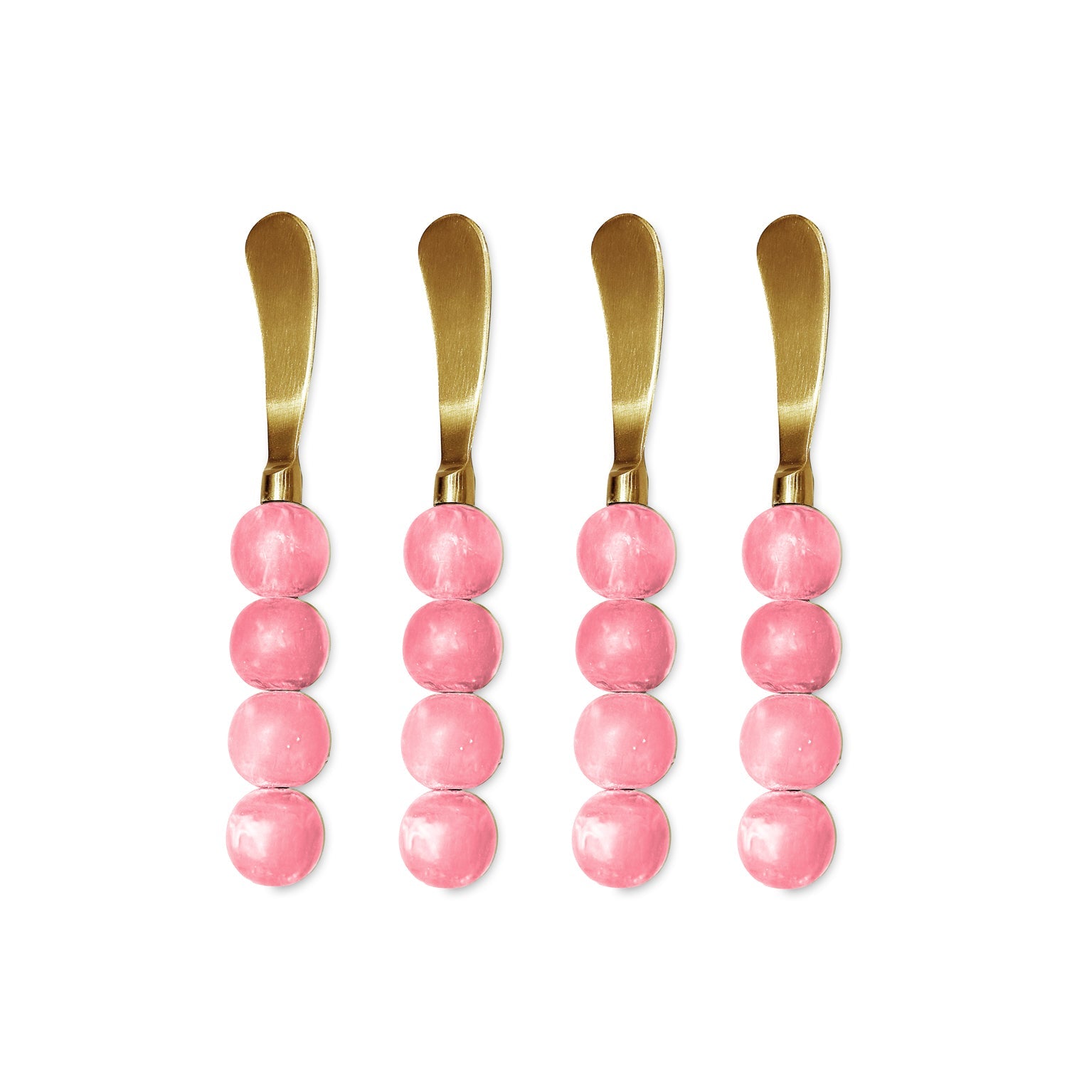 3404_2_0e4b5f50-fef5-4d7b-a45d-f1a463614a0a RESIN Sorbet Spreaders Set of 4 (Raspberry) - Image 1