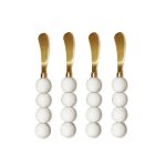 RESIN Sorbet Speaders Set of 4 (Coconut)